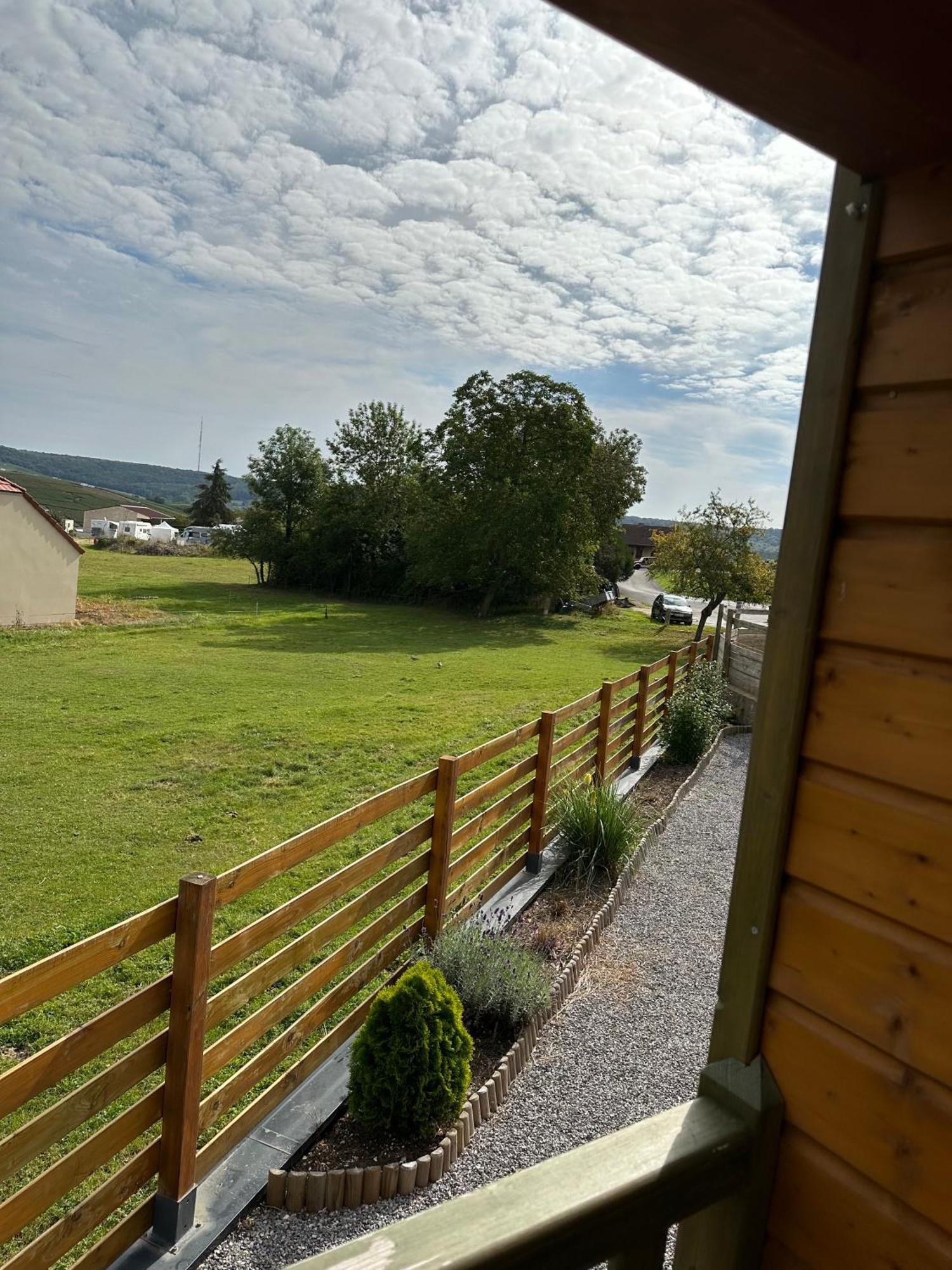 Вилла Chez Celia, Roulotte En Champagne Fleury-la-Riviere Экстерьер фото